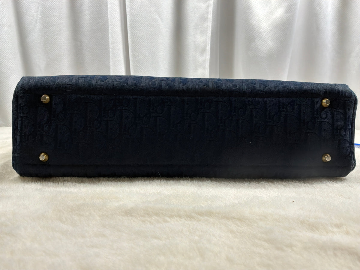 Christian Dior Vintage Diorissimo Trotter Canvas Shoulder Bag/Handbag