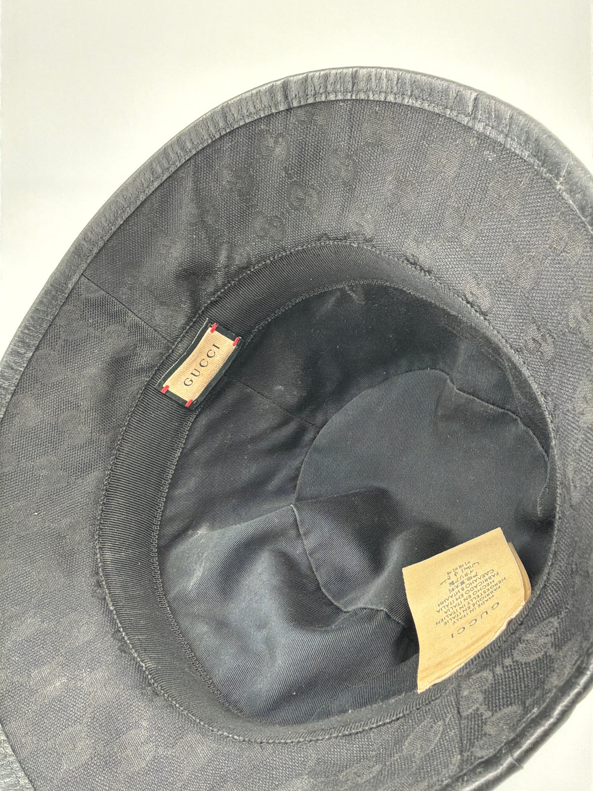Gucci GG Canvas Bucket Hat – Black, Size L