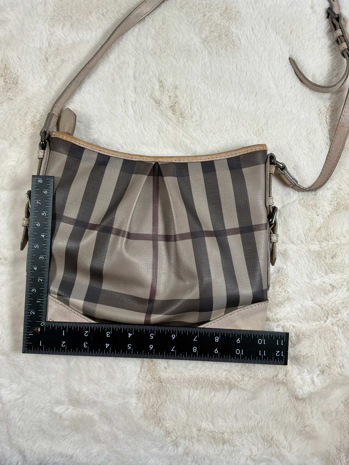 Burberry Smoked Trench Coated Canvas Hartham Crossbody Bag