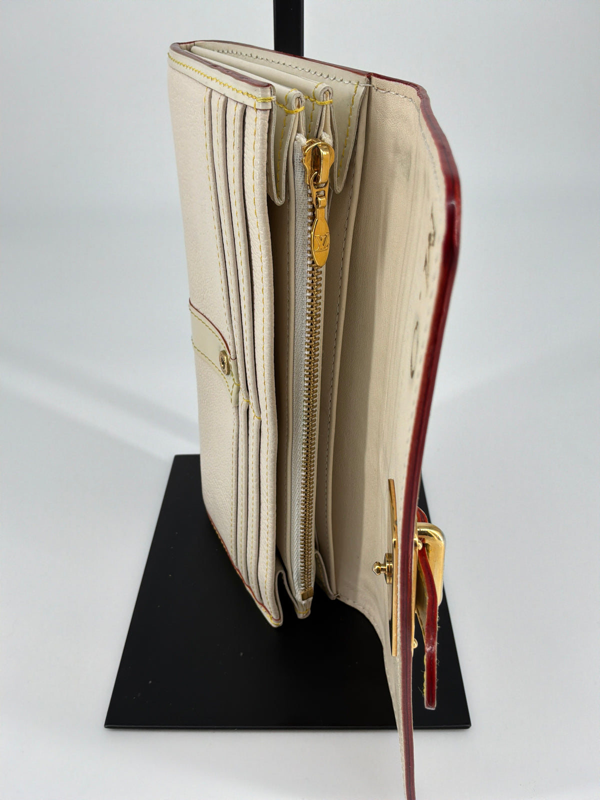 Louis Vuitton Le Favori Long Wallet – Cream Suhali Goatskin Leather