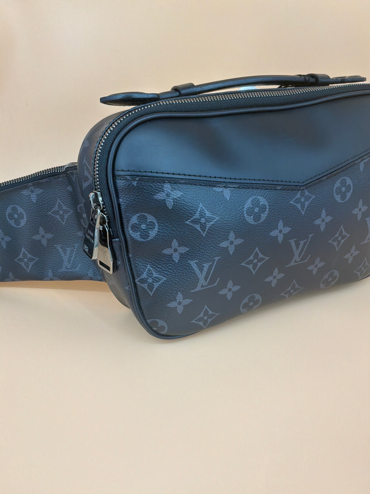 Louis Vuitton Explorer Bumbag – Monogram Eclipse Charcoal Canvas, Like-New