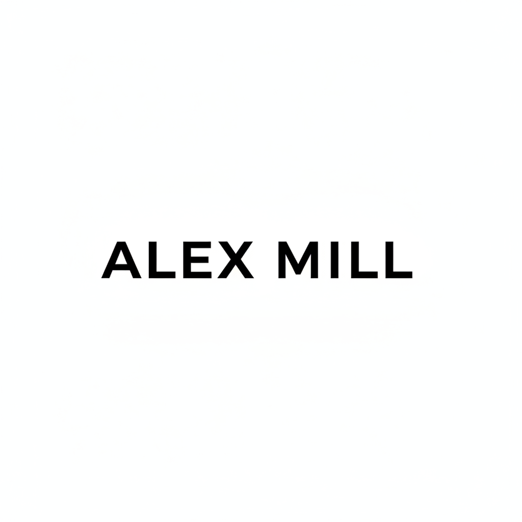 Alex Mill black and white logo