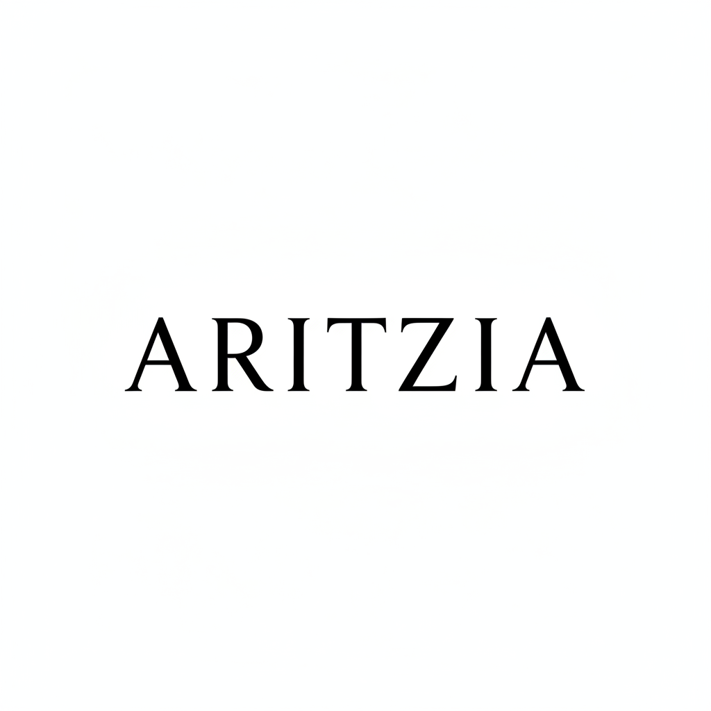 Aritzia black and white logo