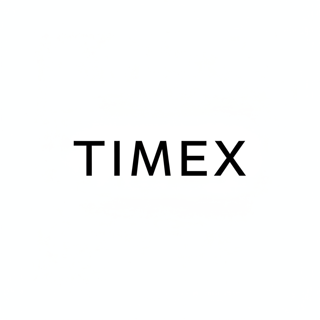 Timex black and white logo