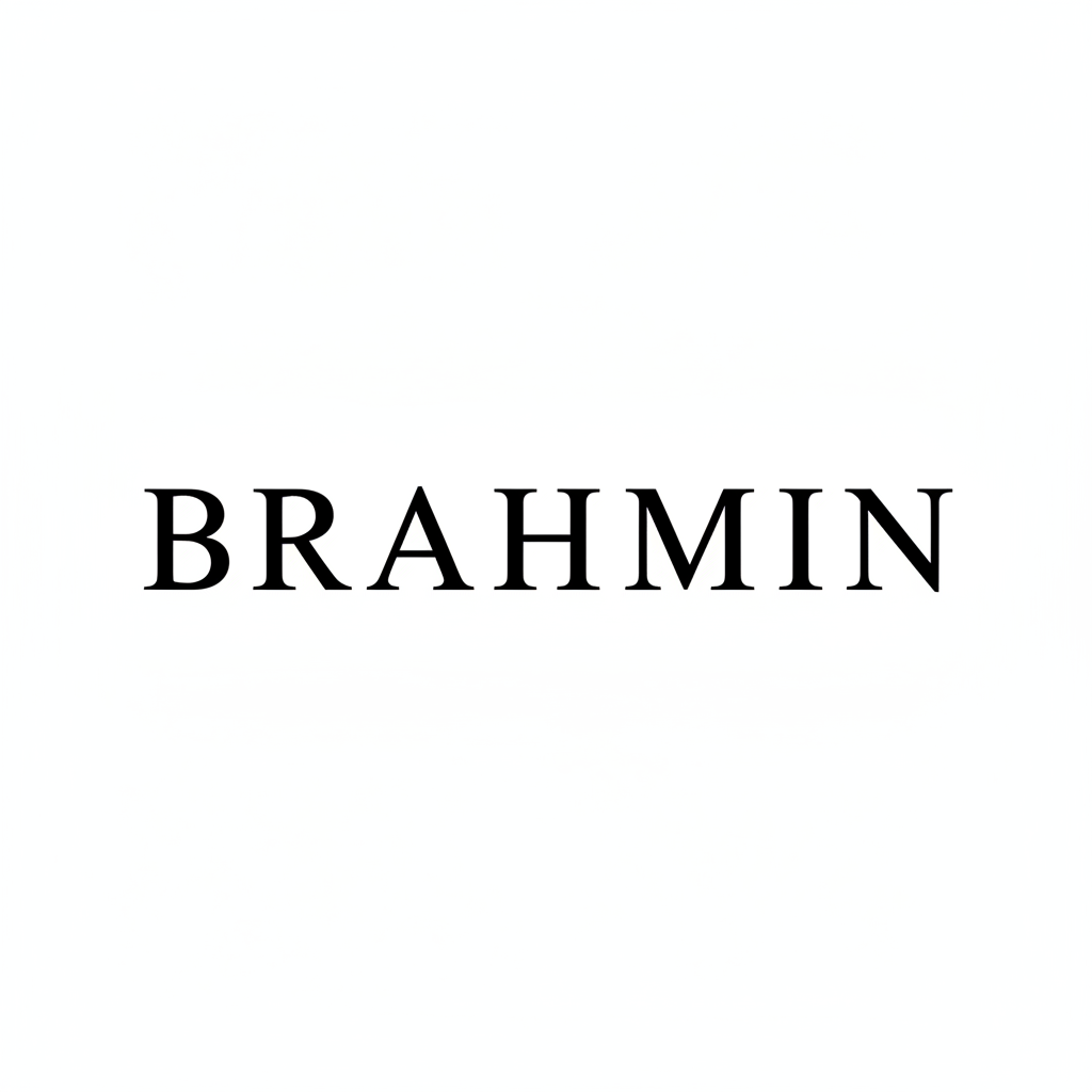 Brahmin black and white logo