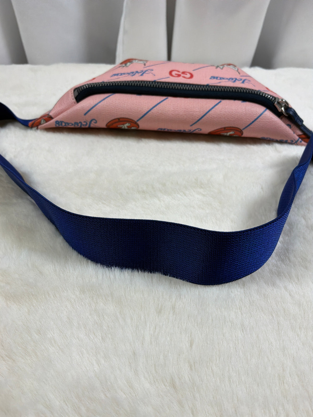 Gucci x The Jetsons Pink GG Supreme Belt Bag