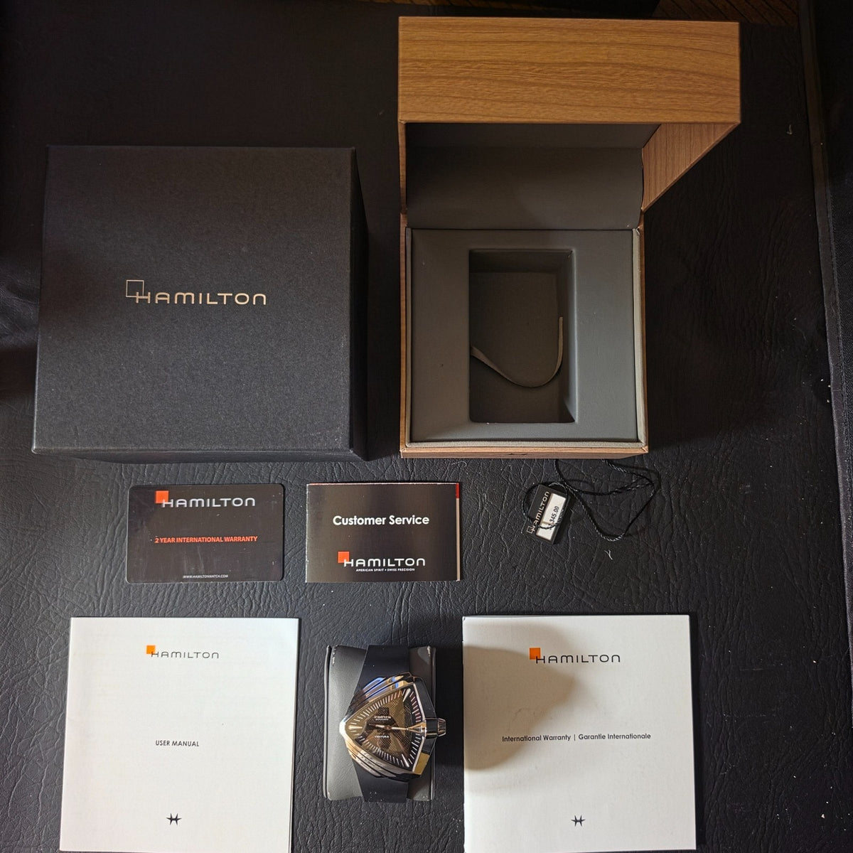 Hamilton Ventura XXL H24655131 – Black Automatic, Triangle Case