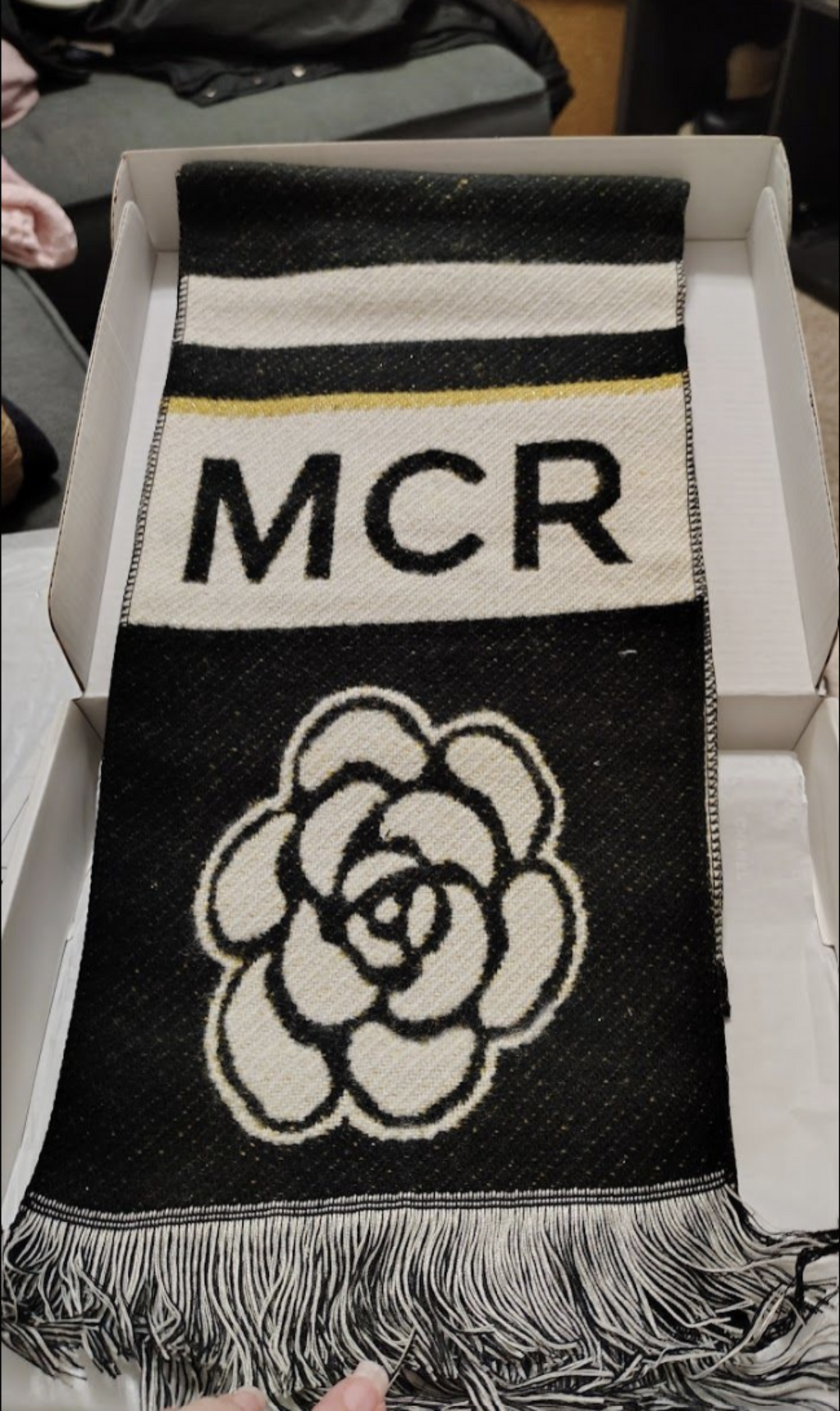 Chanel MCR Cashmere and Wool Scarf GWP