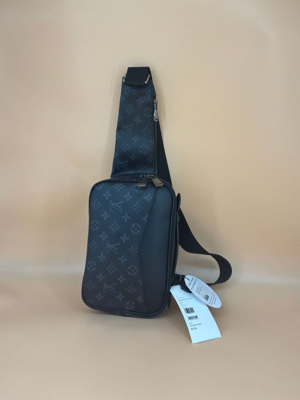 Louis Vuitton Explorer Bumbag – Monogram Eclipse Charcoal Canvas, Like-New