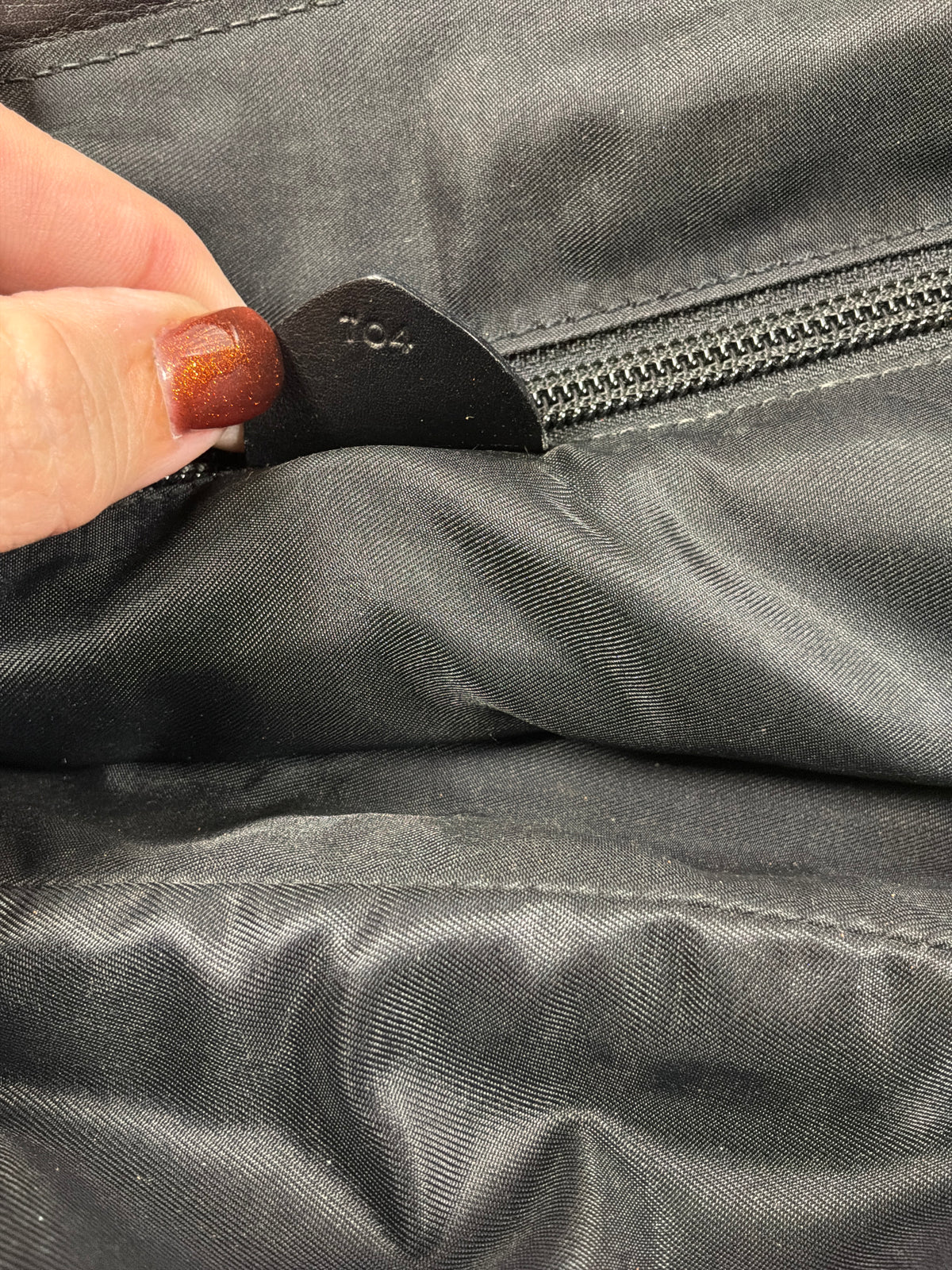Celine Vintage Black Nylon Satchel