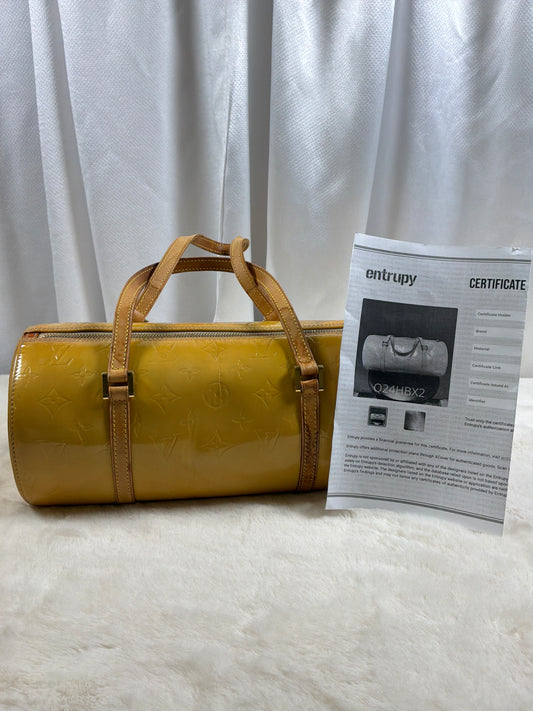 Louis Vuitton Monogram Vernis Bedford Bag Vintage Yellow