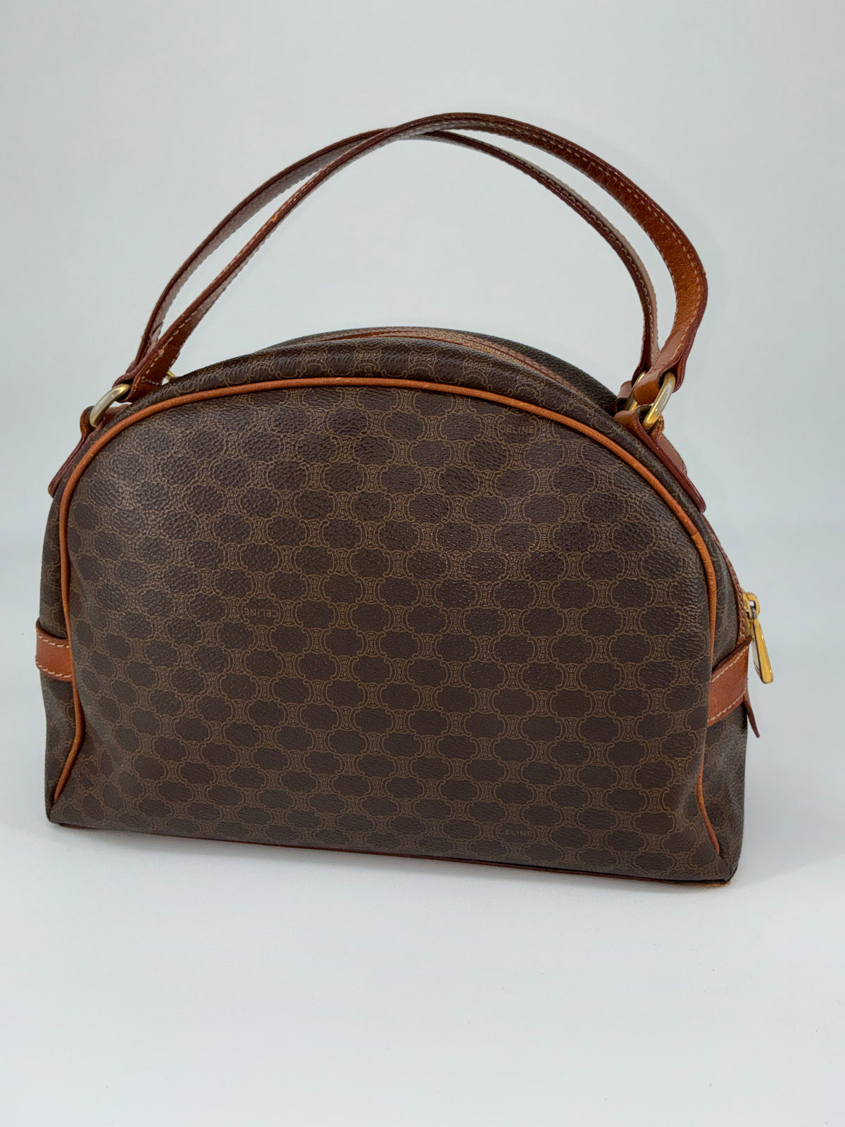 Celine Half-Moon Dome Satchel – Leather