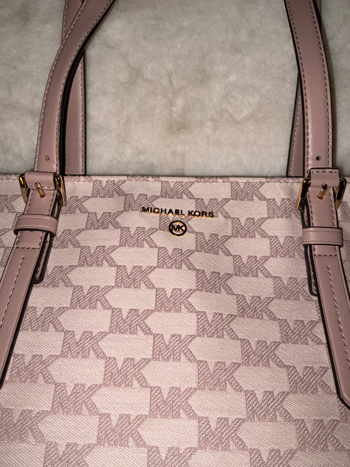 Michael Kors Signature Logo Tote Bag