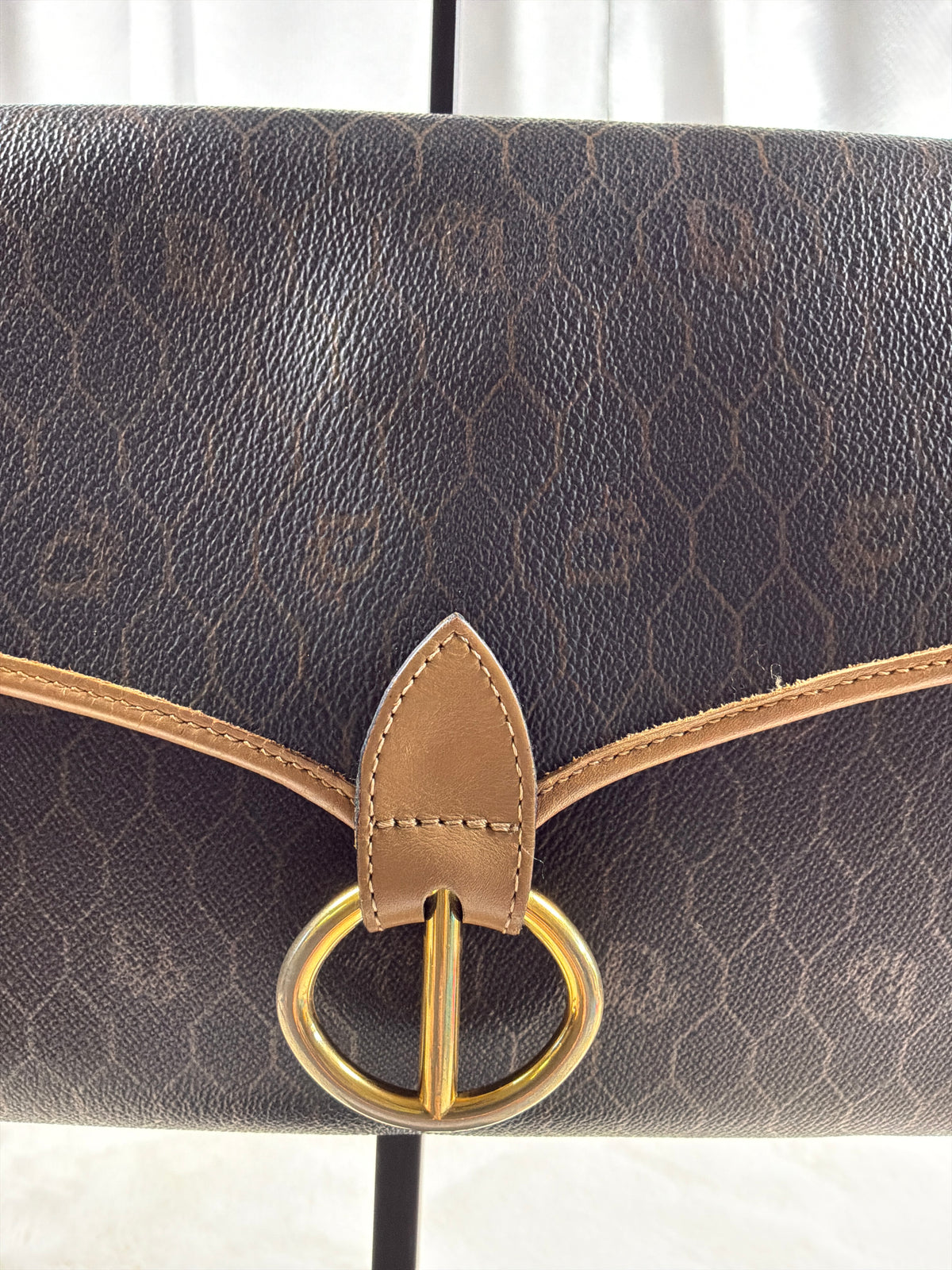 Christian Dior Vintage  Honeycomb Crossbody / Shoulder Bag