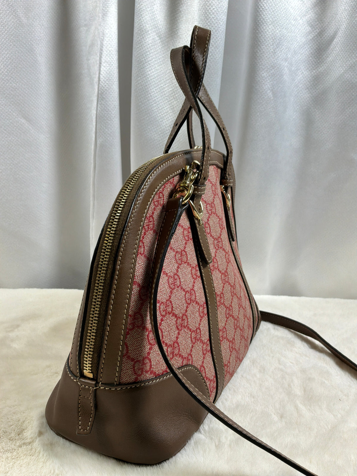 Gucci Vintage Red/Pink Dome Bag
