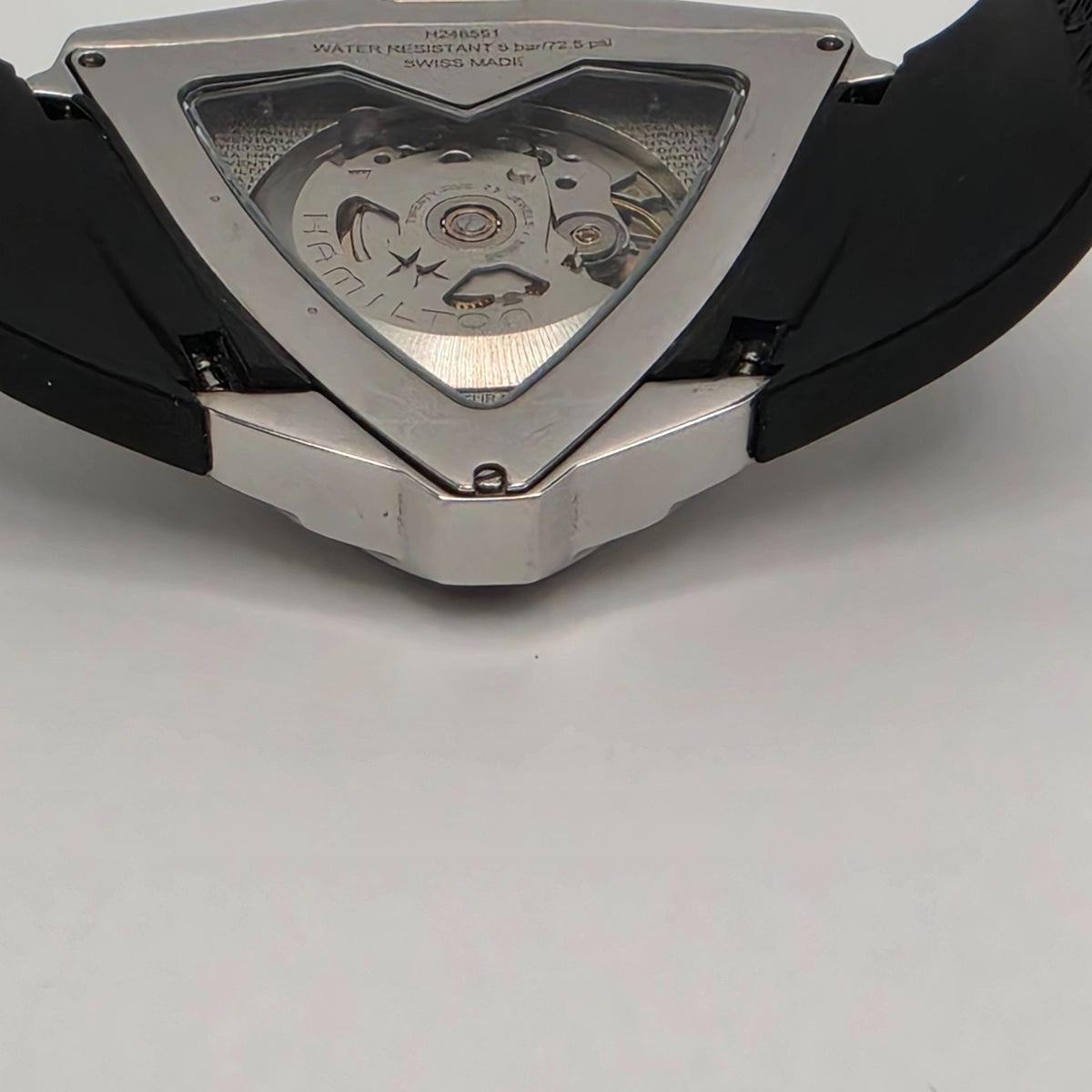 Hamilton Ventura XXL H24655131 – Black Automatic, Triangle Case