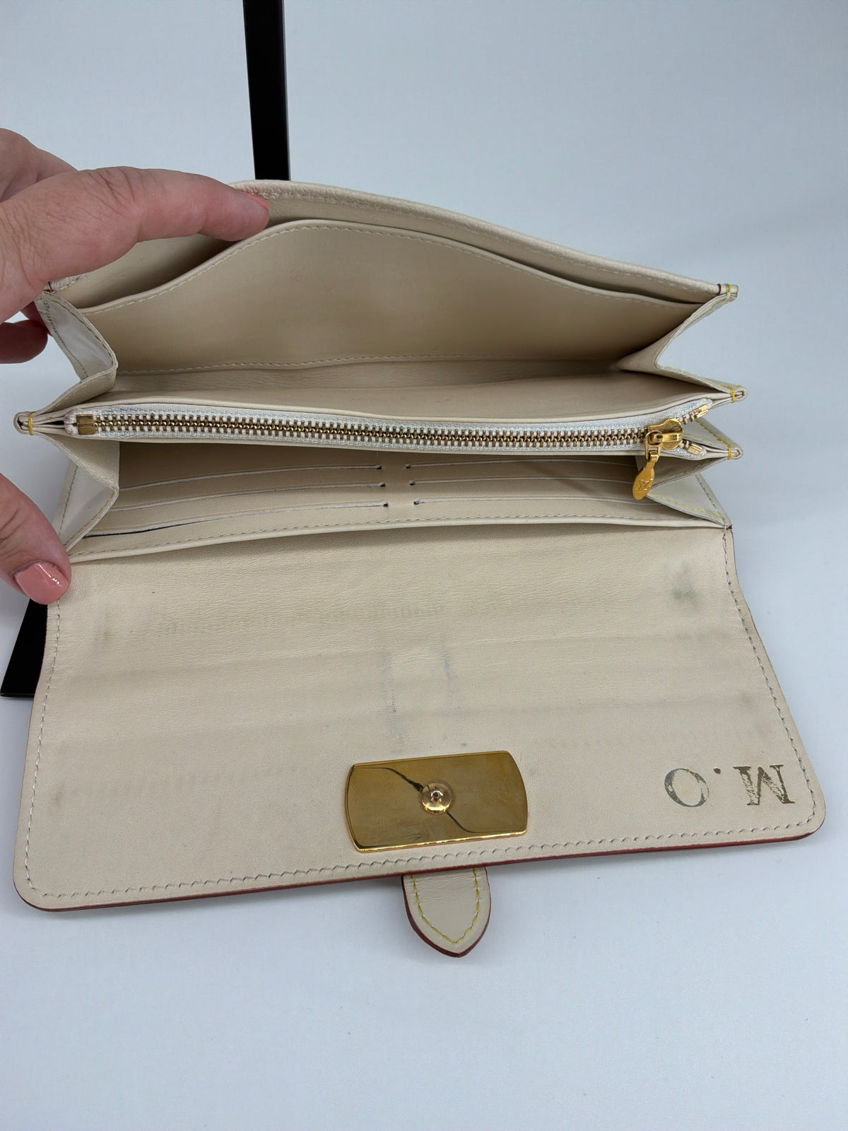 Louis Vuitton Le Favori Long Wallet – Cream Suhali Goatskin Leather