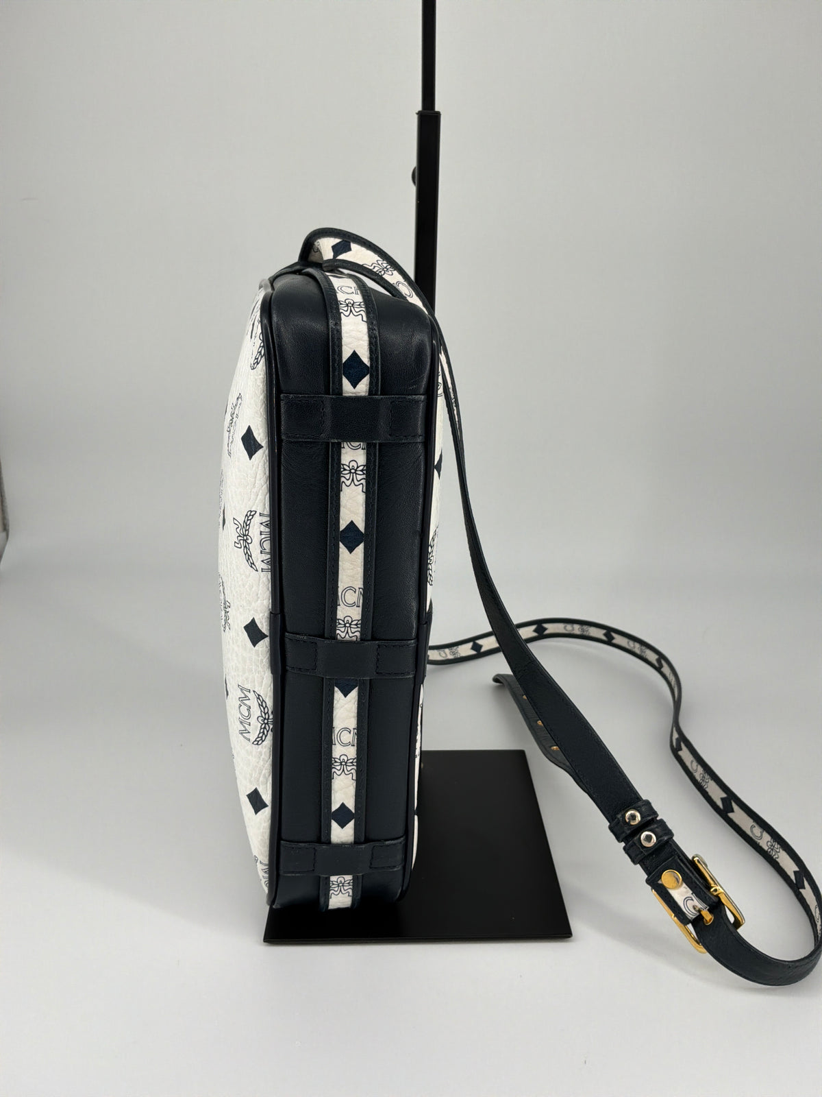 MCM Visetos Camera Crossbody Bag – Vintage  Coated Canvas