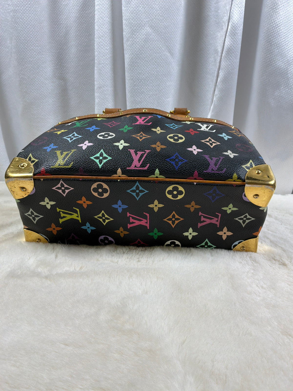 Louis Vuitton Takashi Murakami Monogram Black Multicolor Trouville
