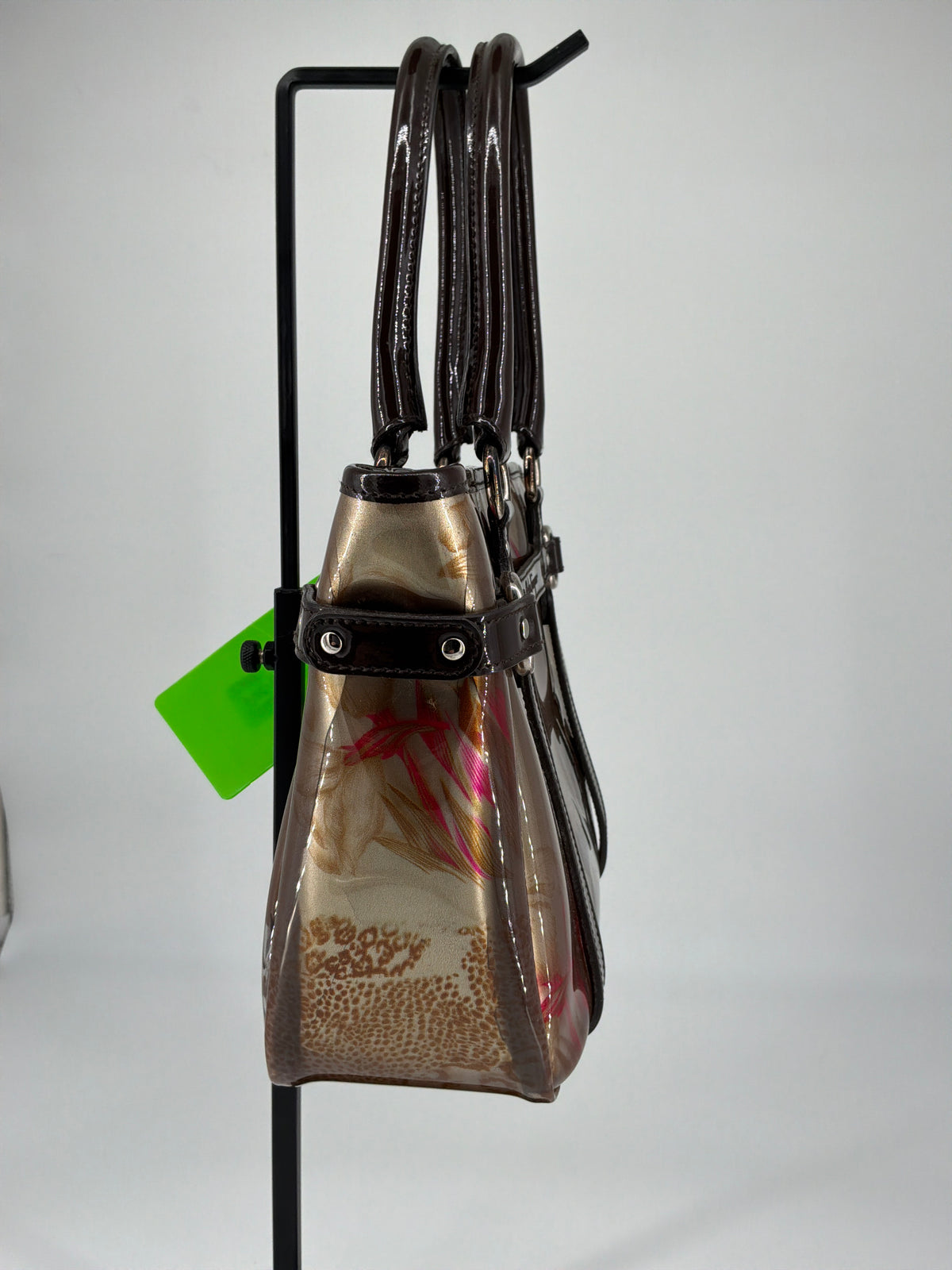 Salvatore Ferragamo Fiera Carnival Print Clear Vinyl Tote Bag – Clear / Multicolor