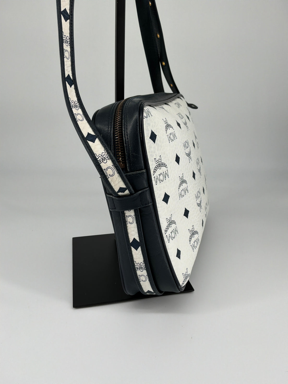 MCM Visetos Camera Crossbody Bag – Vintage  Coated Canvas