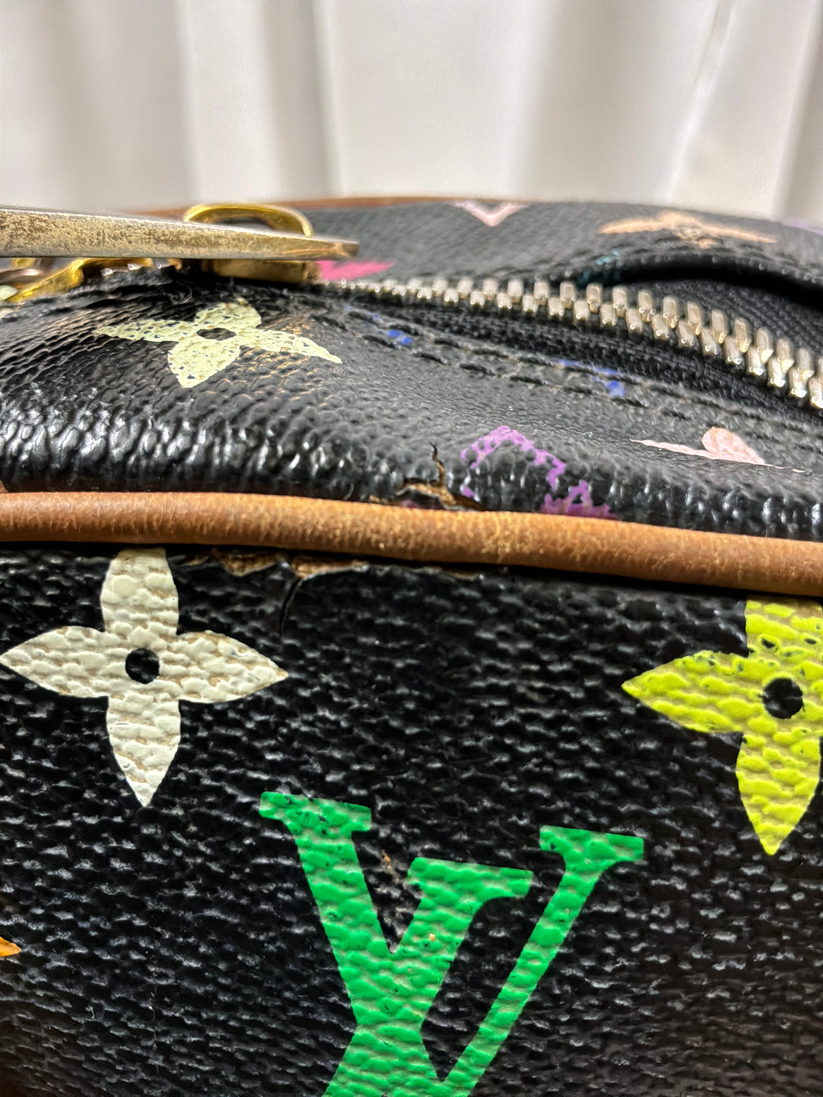 Louis Vuitton Takashi Murakami Monogram Black Multicolor Trouville