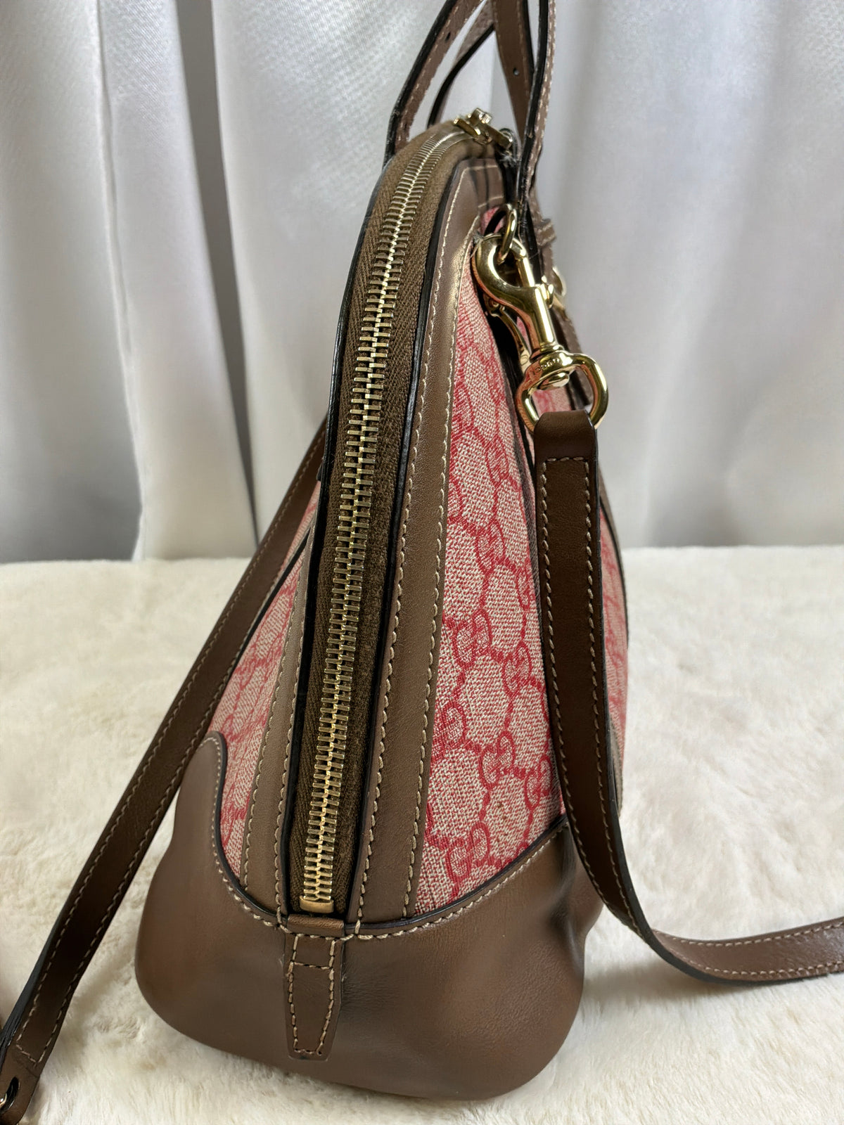 Gucci Vintage Red/Pink Dome Bag