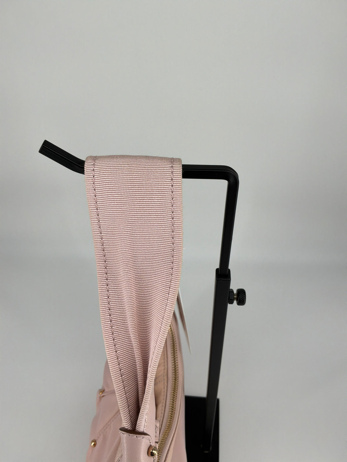 Salvatore Ferragamo Pleated Bow Hobo Shoulder Bag – Pink Nylon