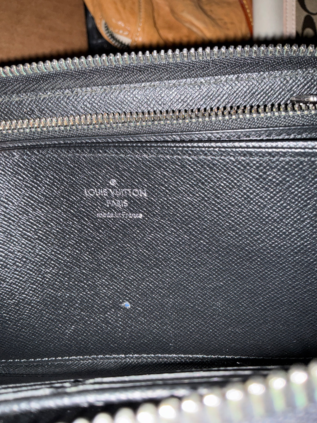 Louis Vuitton Zippy Long Wallet Epi Leather Zip-Around Wallet – Blue
