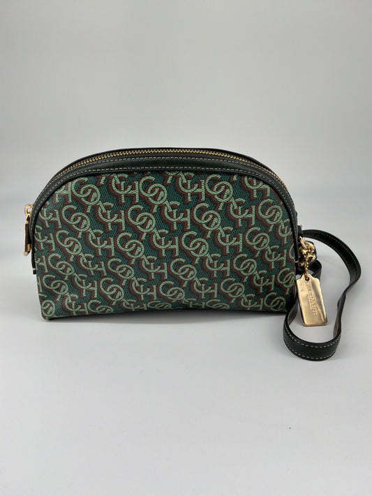 Coach Madi Crossbody Bag – Green Multi Signature Print