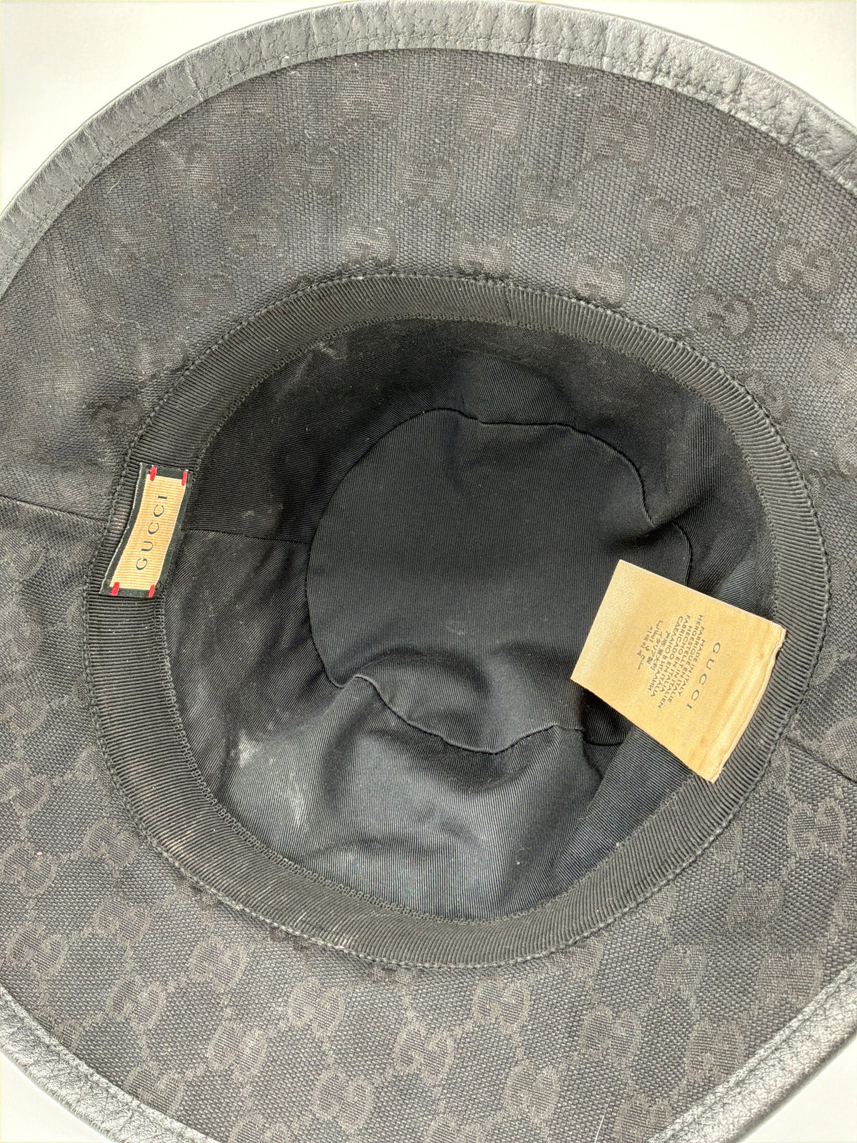 Gucci GG Canvas Bucket Hat – Black, Size L
