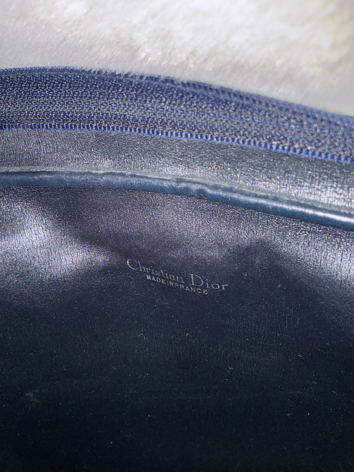 Christian Dior Vintage Diorissimo Trotter Canvas Shoulder Bag/Handbag