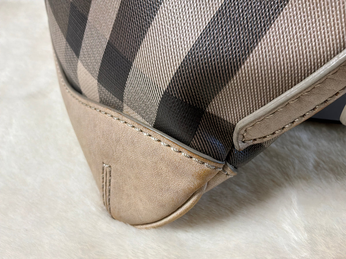 Burberry Smoked Trench Coated Canvas Hartham Crossbody Bag