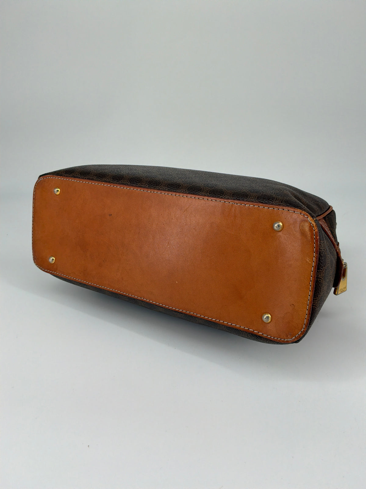 Celine Half-Moon Dome Satchel – Leather