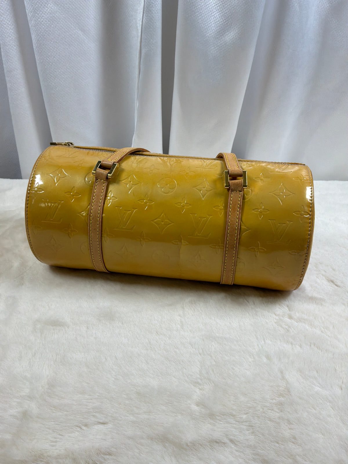 Louis Vuitton Monogram Vernis Bedford Bag Vintage Yellow
