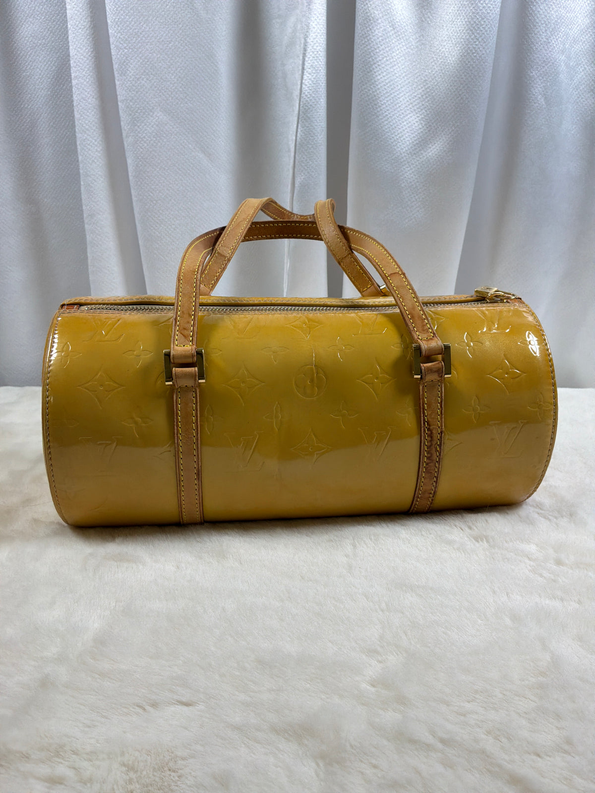 Louis Vuitton Monogram Vernis Bedford Bag Vintage Yellow
