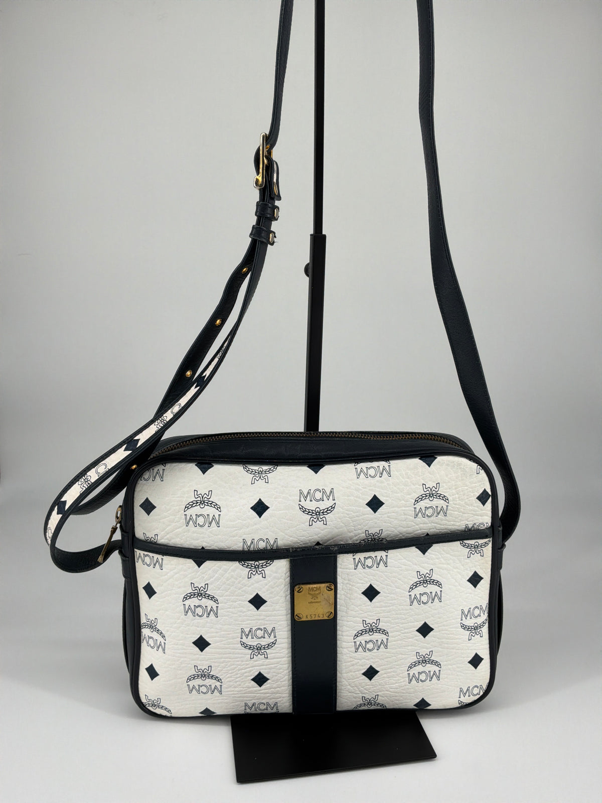 MCM Visetos Camera Crossbody Bag – Vintage  Coated Canvas
