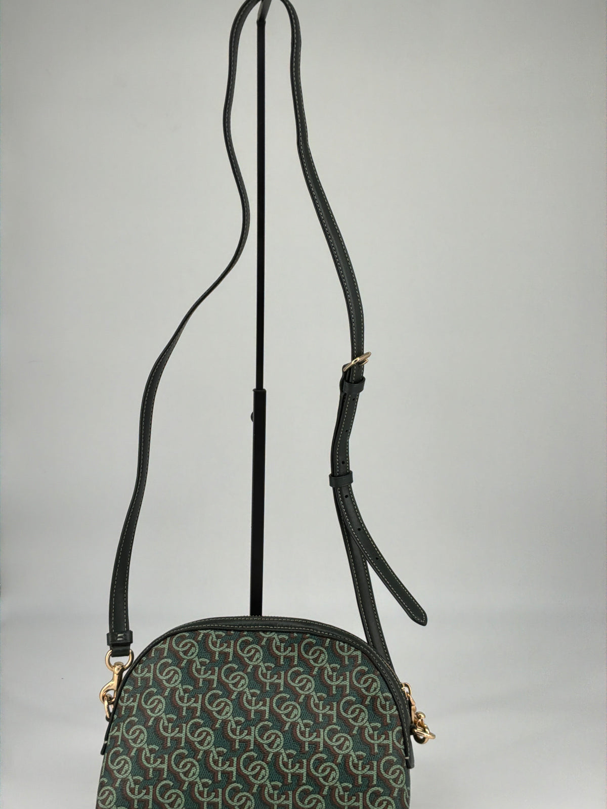 Coach Madi Crossbody Bag – Green Multi Signature Print