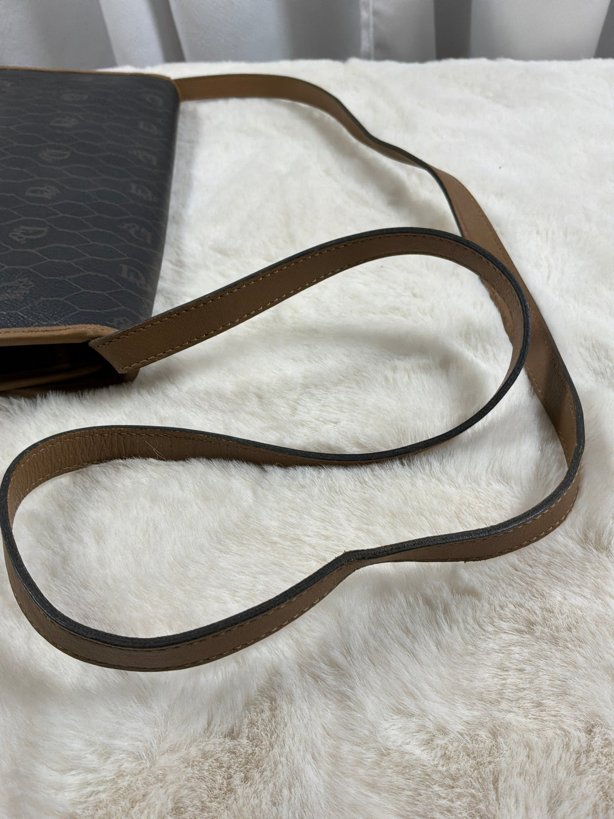 Christian Dior Vintage  Honeycomb Crossbody / Shoulder Bag