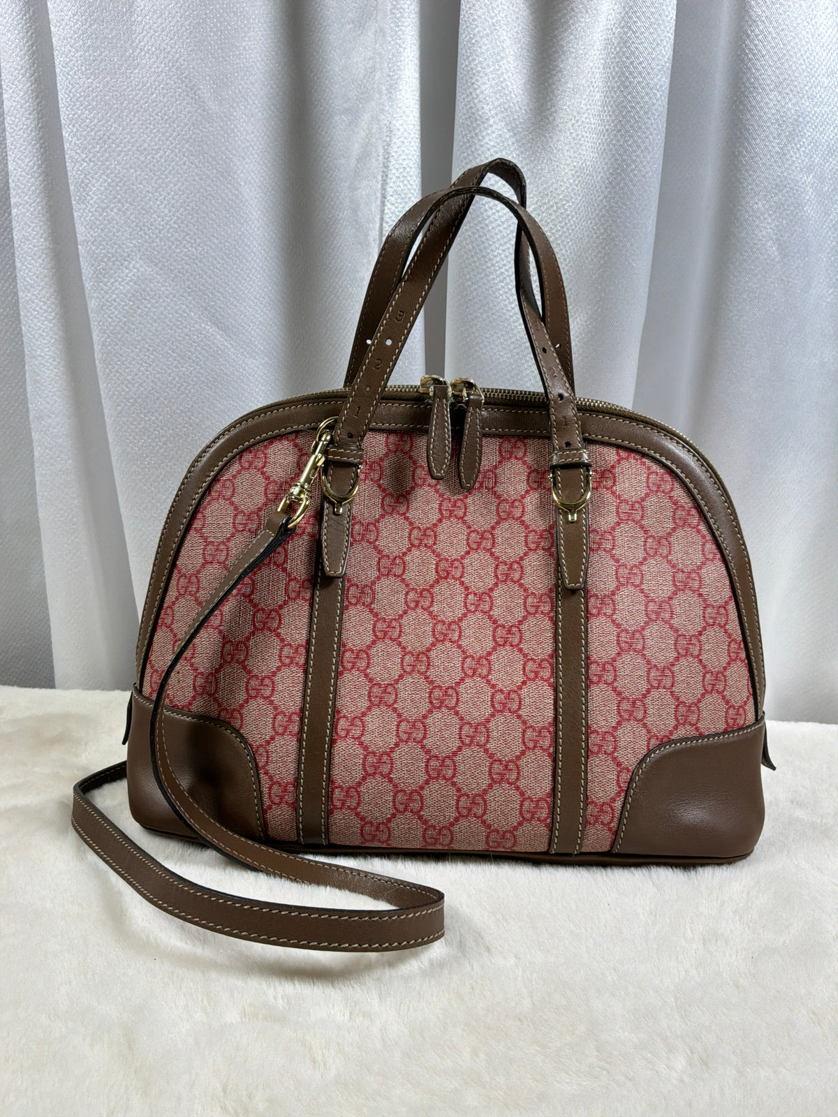 Gucci Vintage Red/Pink Dome Bag