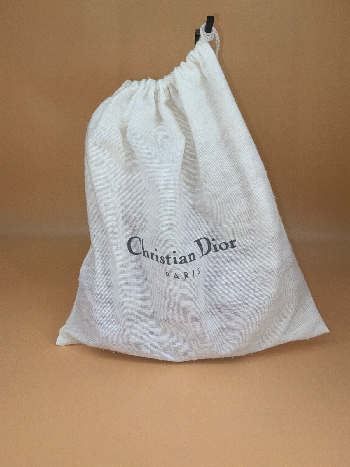 Christian Dior Mini Pouch Bag – Vintage Blush Pink Satin with Resin Beaded Handle