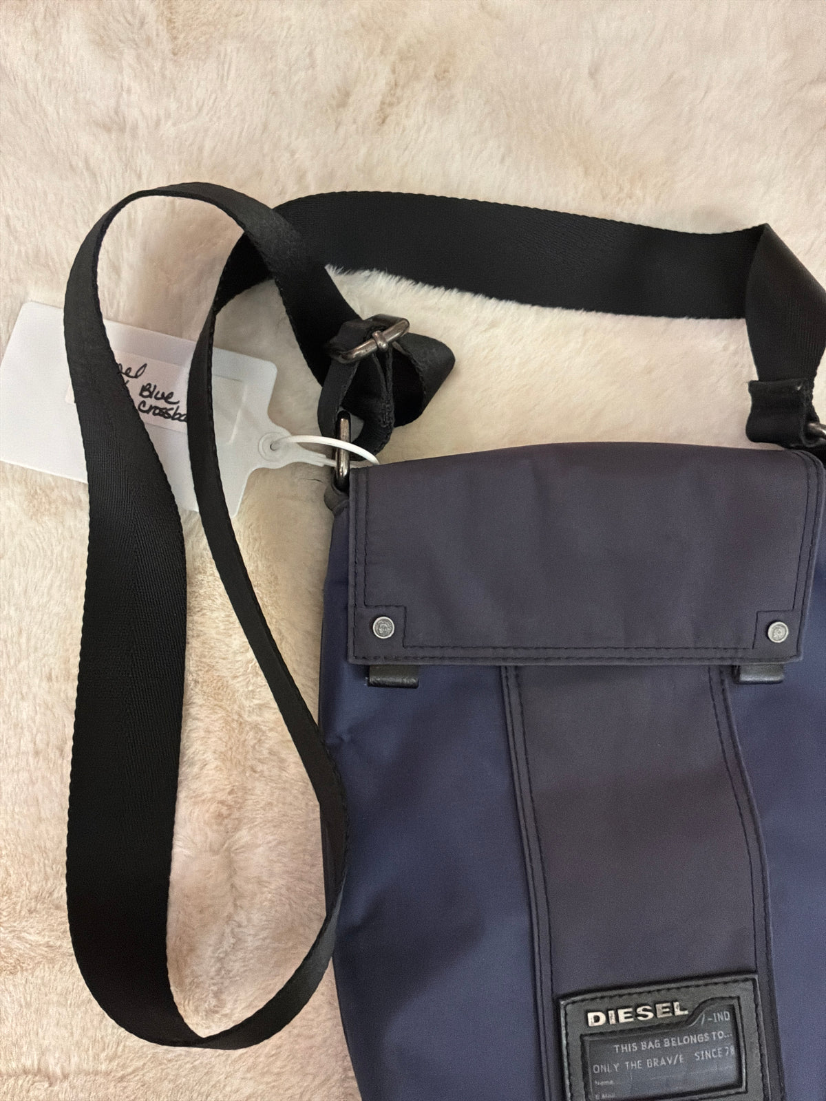 Diesel Vintage Nylon Messenger Crossbody Shoulder Bag