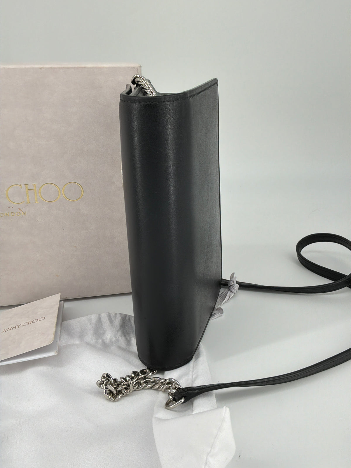 Jimmy Choo Kalina Crossbody Clutch – Leather