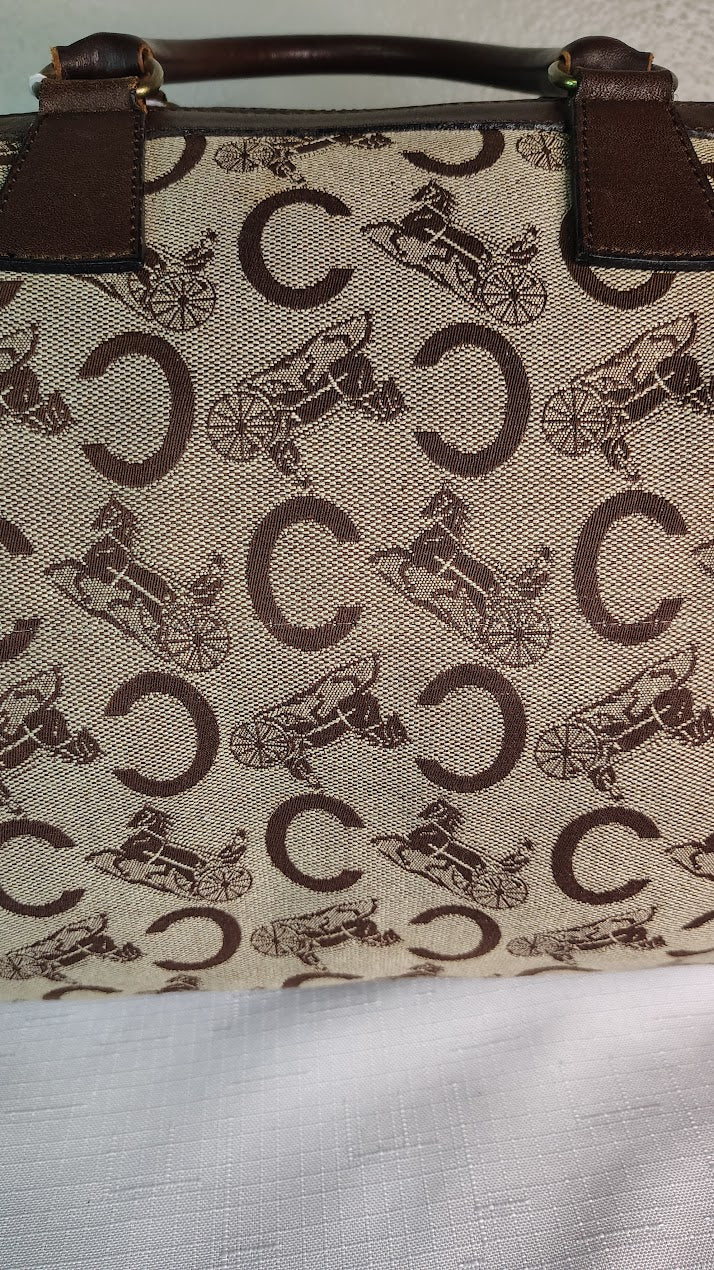 Celine C Macadam Boston Bag Vintage