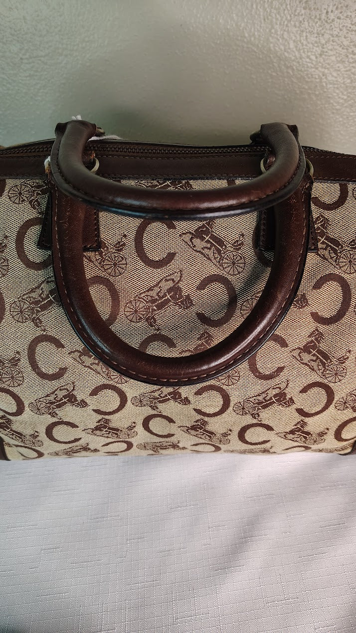 Celine C Macadam Boston Bag Vintage