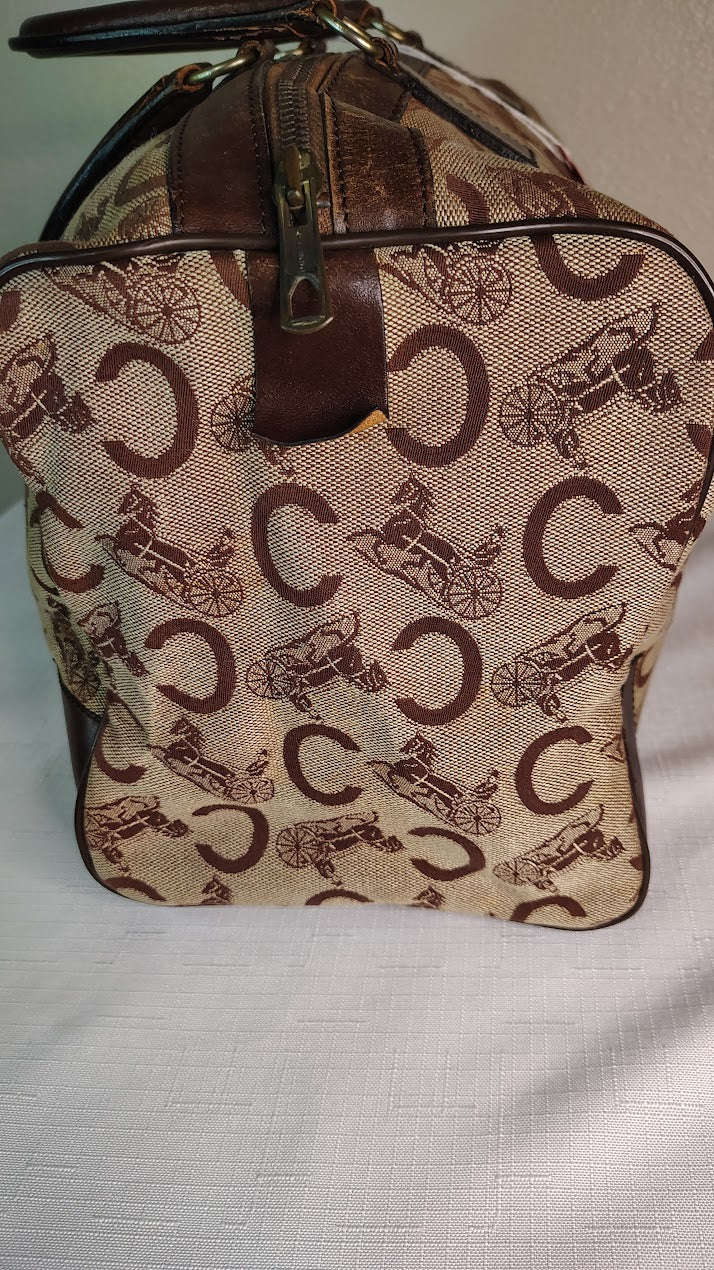 Celine C Macadam Boston Bag Vintage