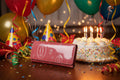 Cartier Happy Birthday Pink Patent Leather Continental Wallet Original COA Card