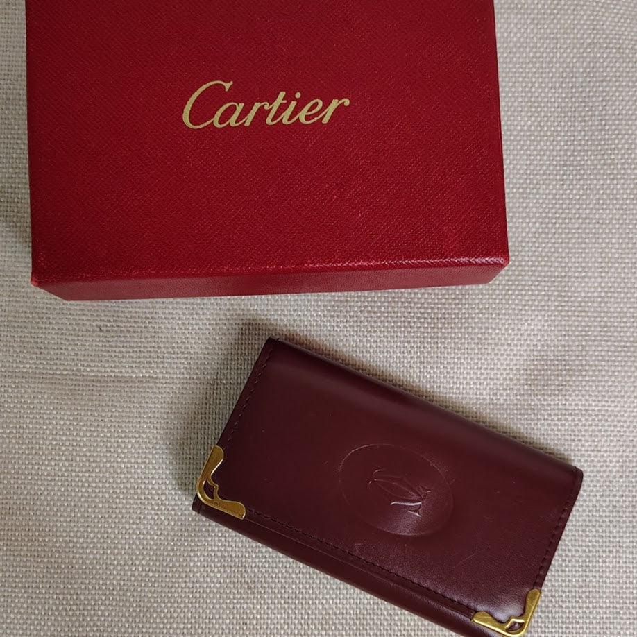 Vintage Must de Cartier key case/wallet Never used!