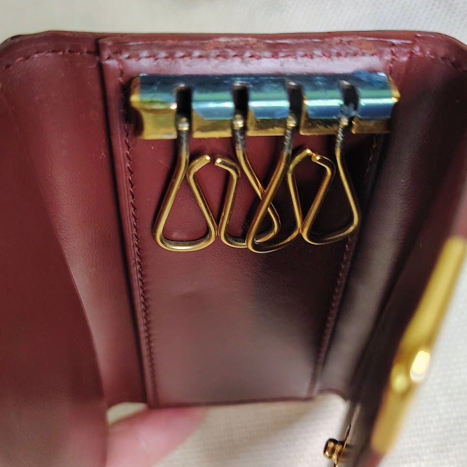 Vintage Must de Cartier key case/wallet Never used!