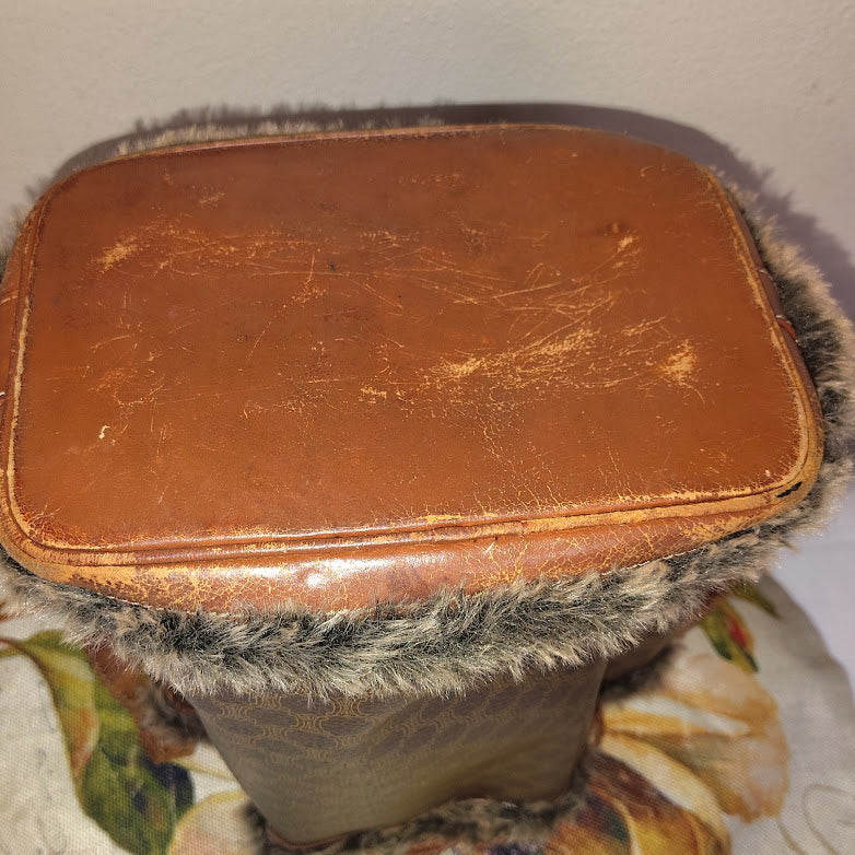 Celine Macadam Drawstring Bucket Bag Upcycled Vintage